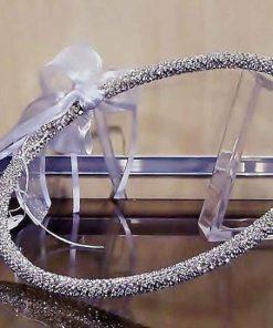 Στέφανα βέργα με Swarovski