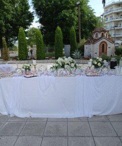 Στολισμός γάμου ρομαντικός στα λευκά - Image 5